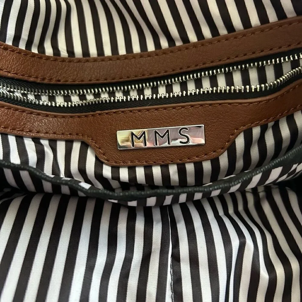 Distressed Denim Stars Backpack MMS Design Studios
